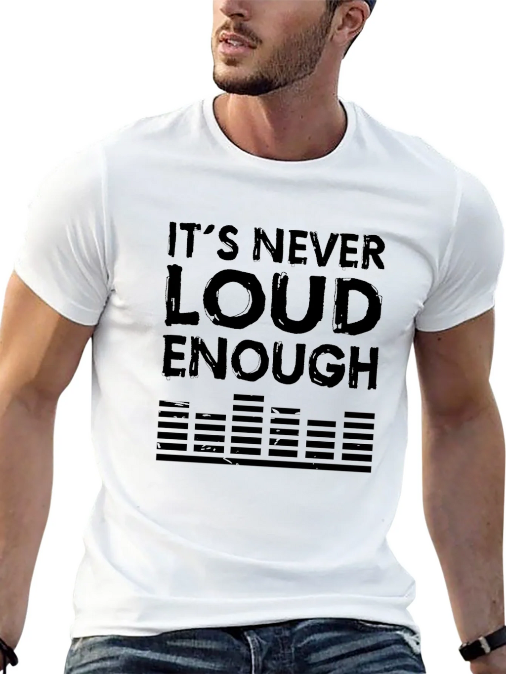 Its Never Loud Enough Black T-Shirt product image 12