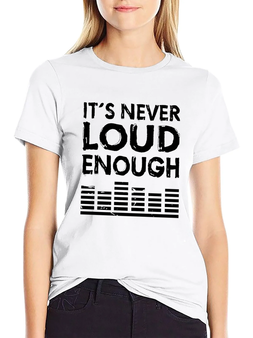 Its Never Loud Enough Black T-Shirt product image 8
