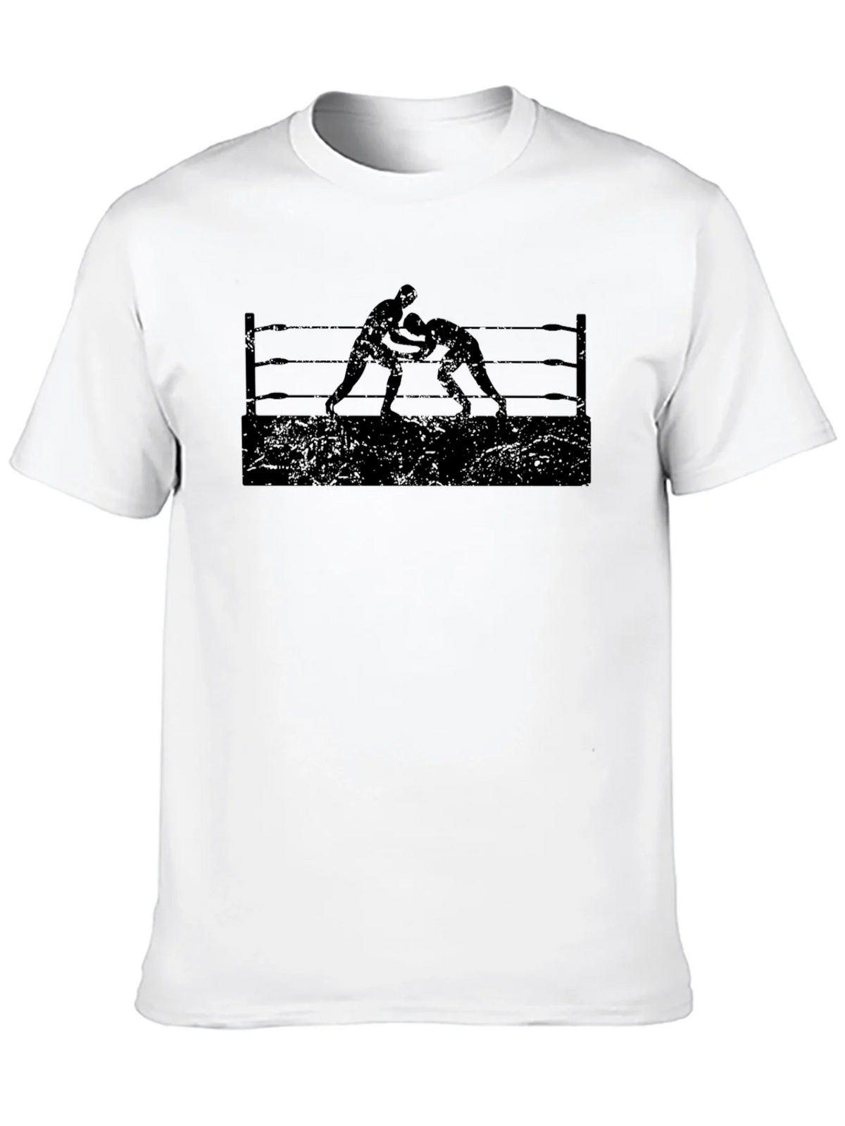 Wrestling Ring Black Graphic Tee