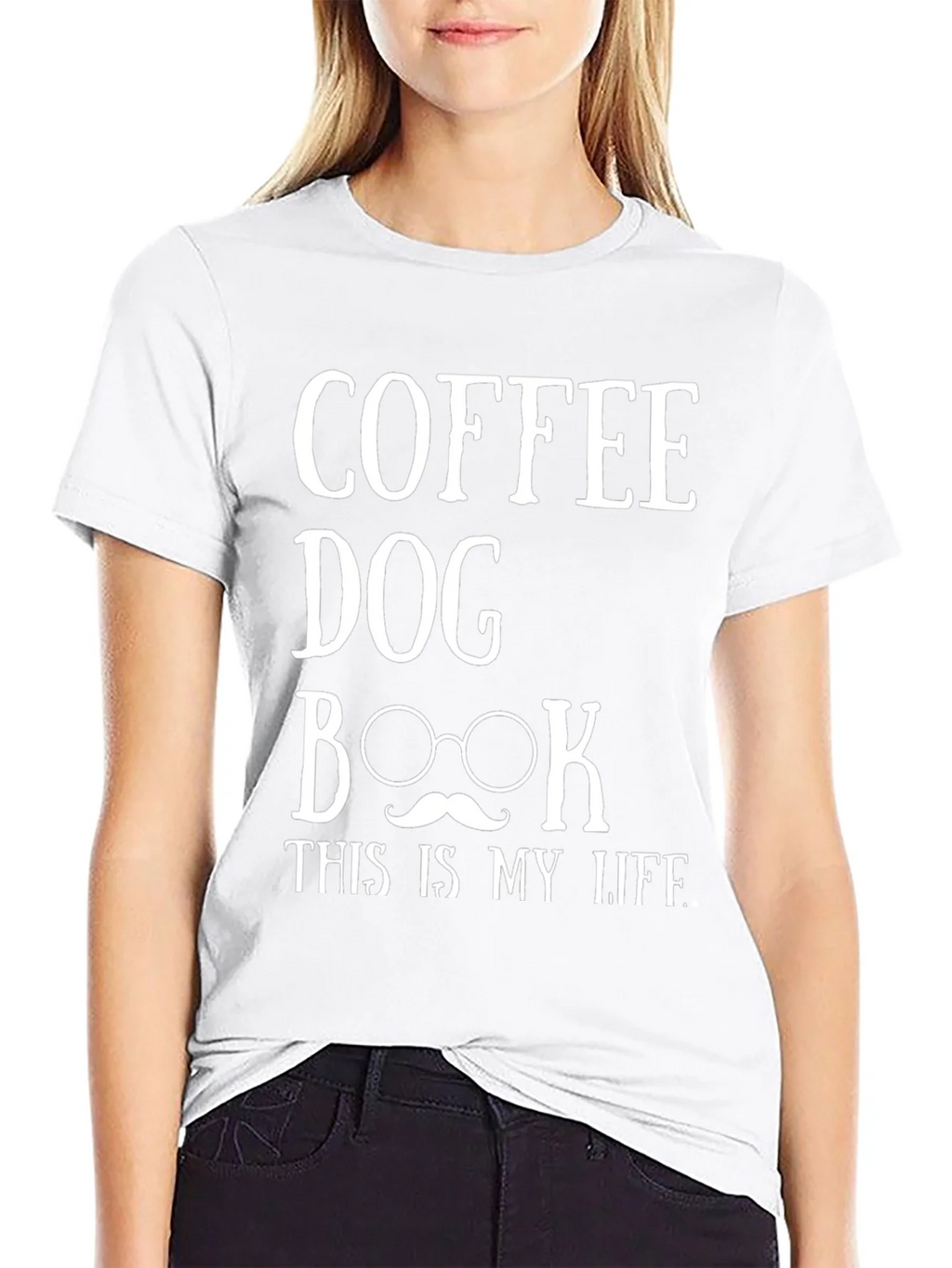 Coffee Dog Book Life Graphic Tee product image 8