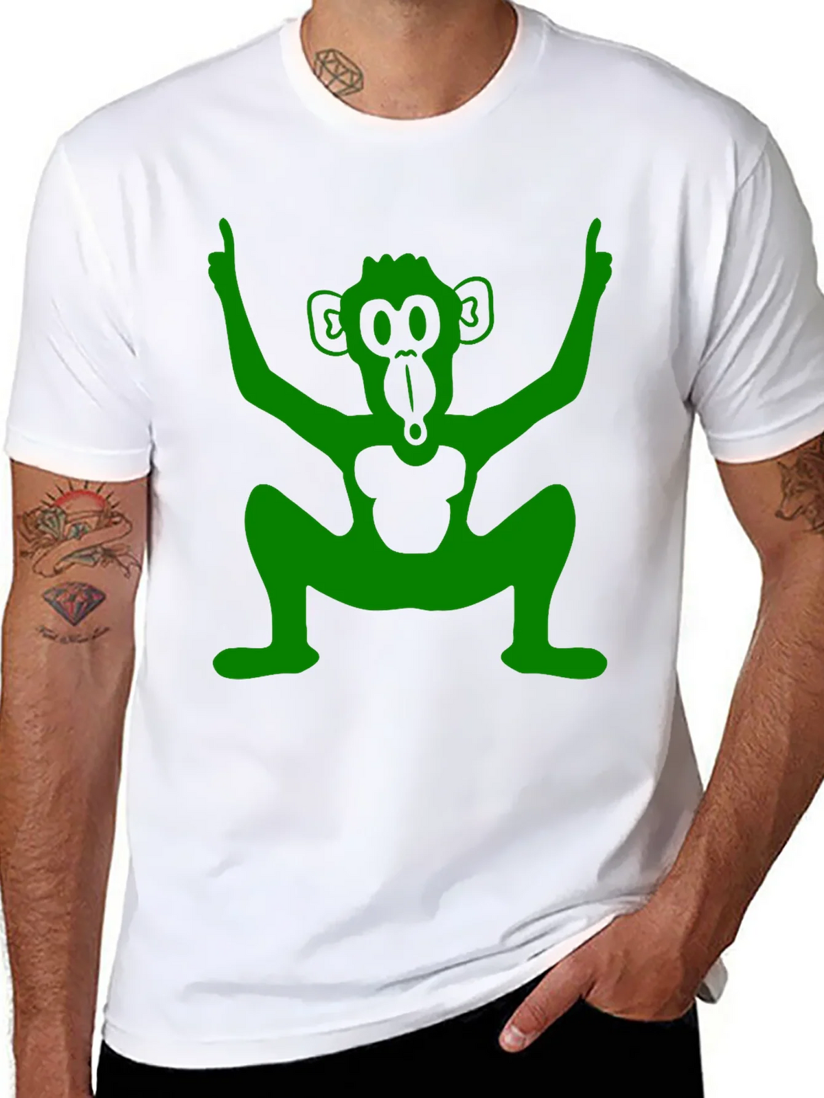 Funky Monkey Graphic Tee - Black T-Shirt product image 5