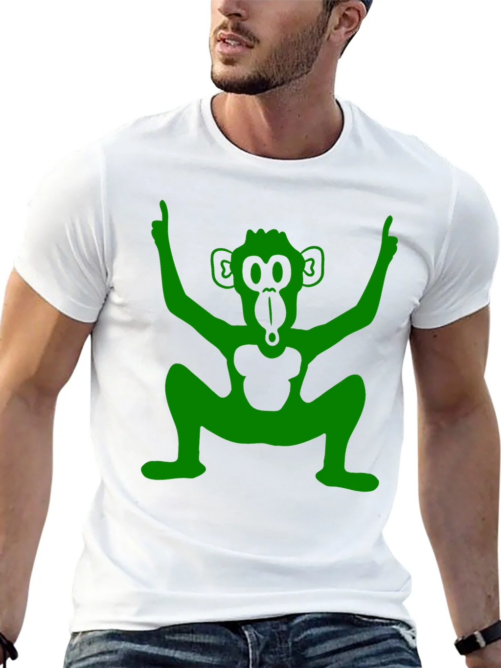 Funky Monkey Graphic Tee - Black T-Shirt product image 9