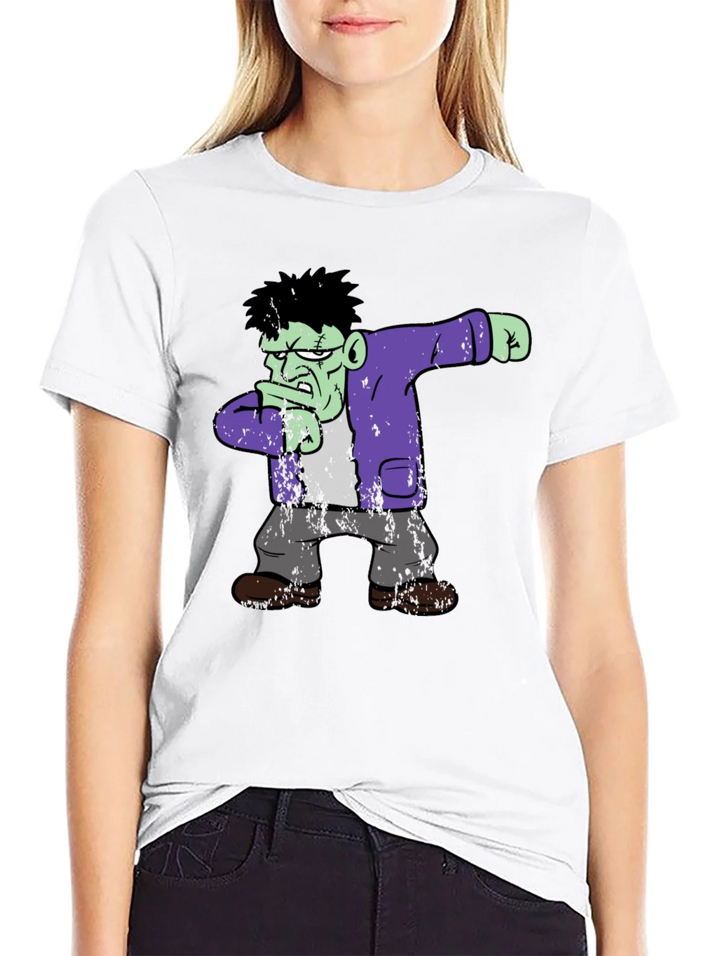 Frankenstein Dab Black T-Shirt product image 4
