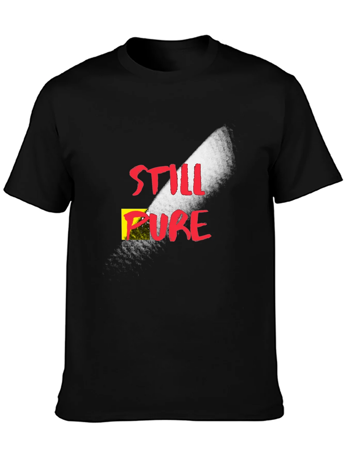 Still Pure Graphic T-Shirt - Black Cotton Tee product image 3