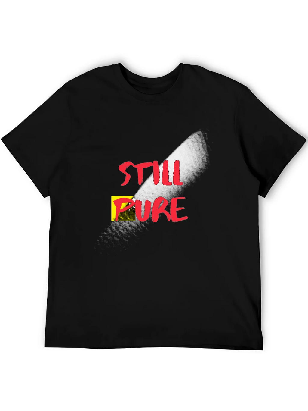 Still Pure Graphic T-Shirt - Black Cotton Tee product image 4
