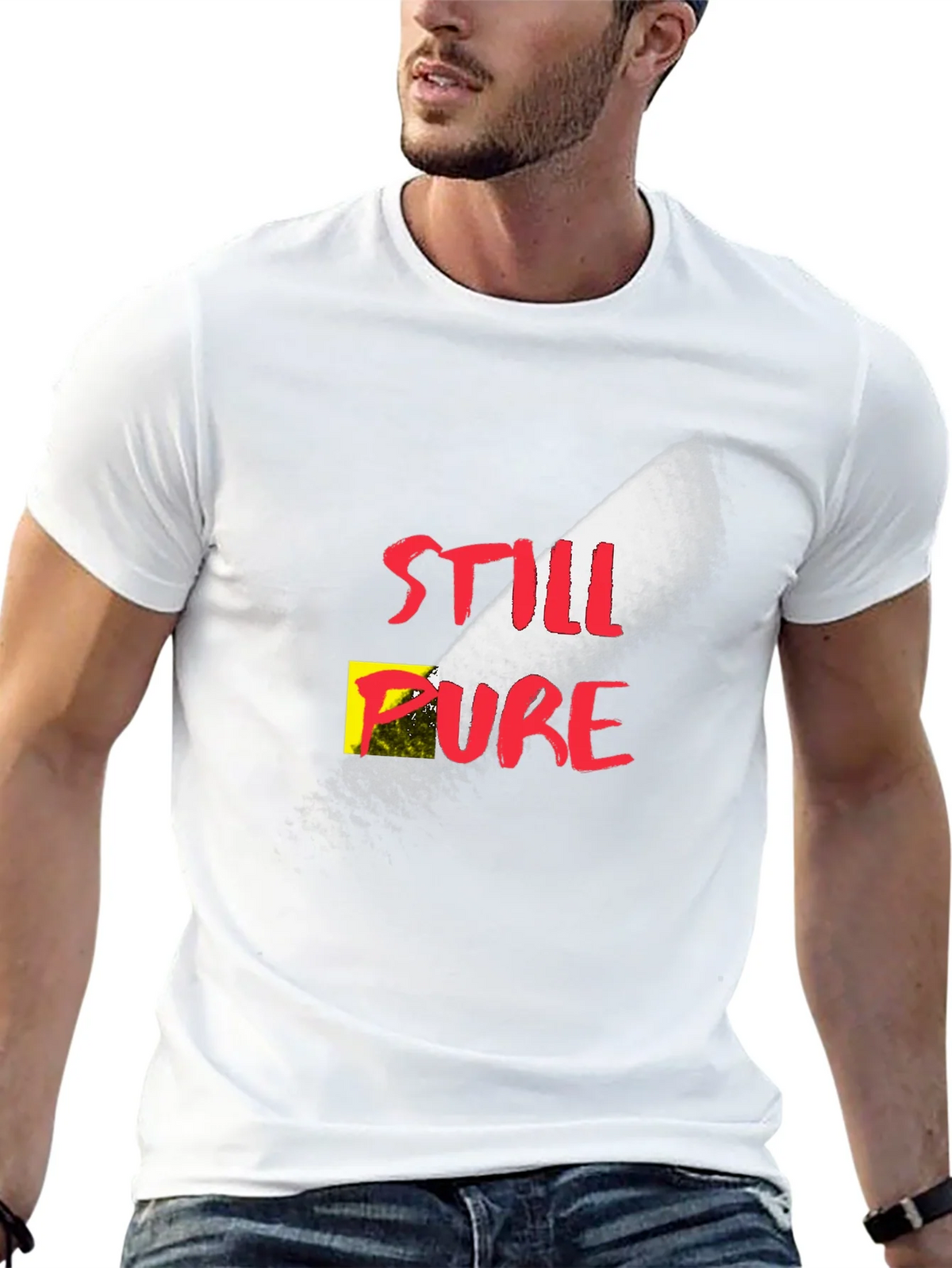 Still Pure Graphic T-Shirt - Black Cotton Tee product image 10
