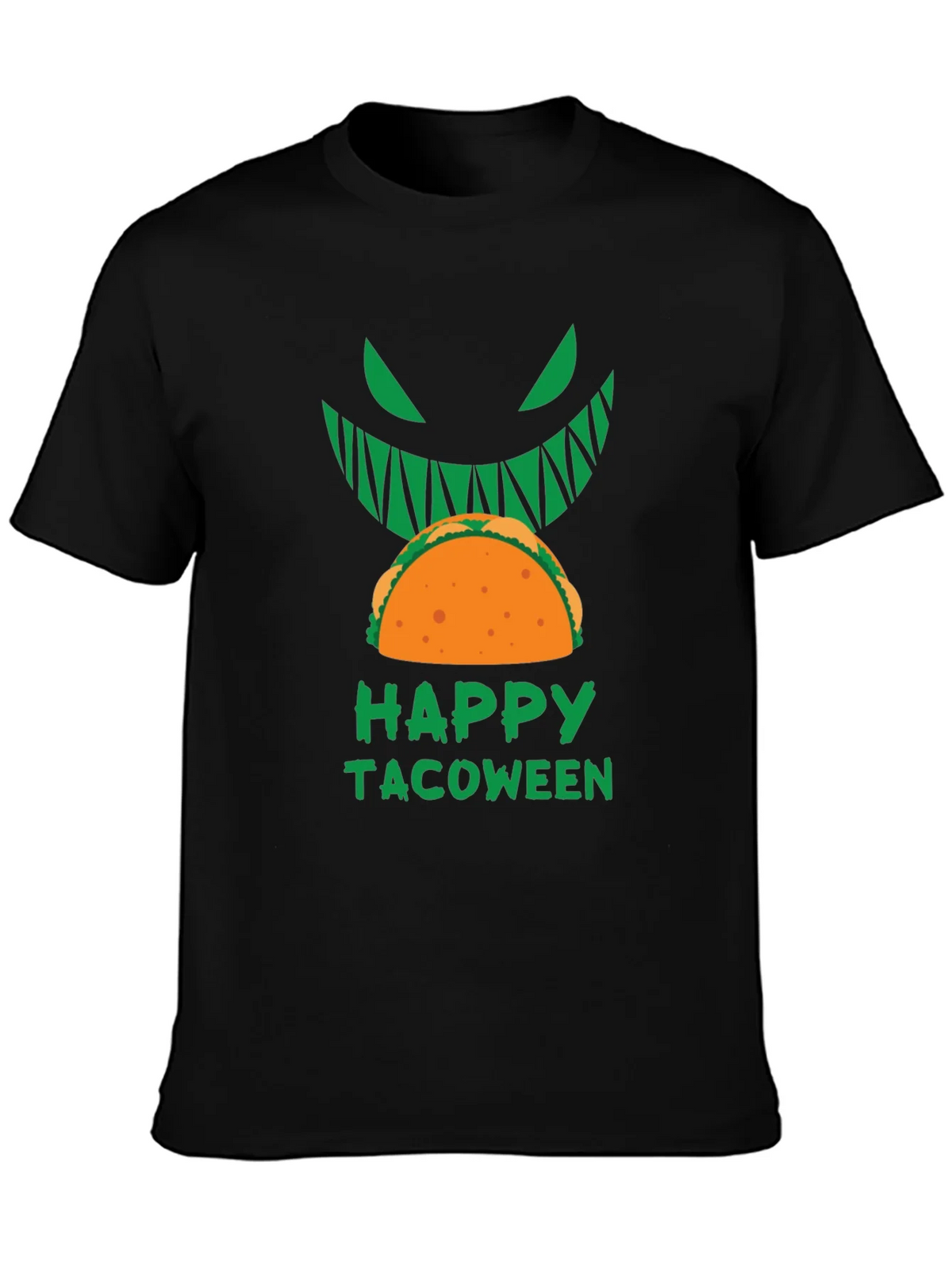 Happy Tacoween Graphic Tee - Halloween Taco Shirt product image 3