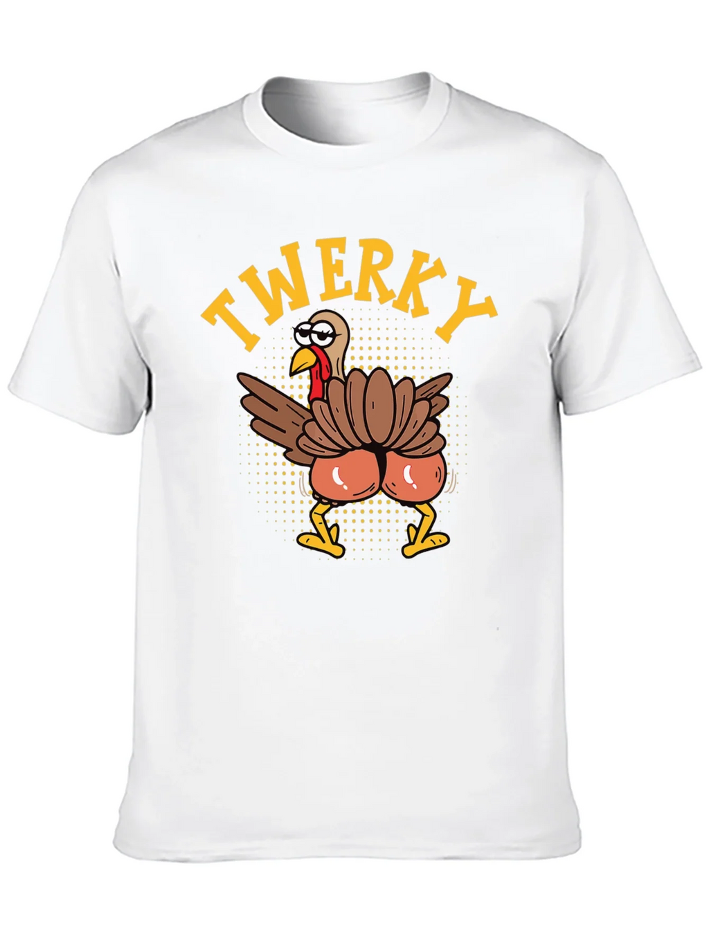 Funny Twerky Turkey Thanksgiving Graphic Tee product image 9