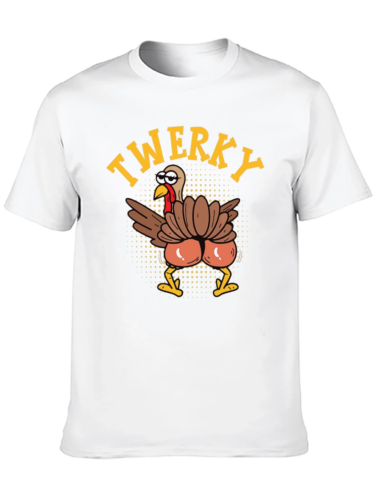 Funny Twerky Turkey Thanksgiving Graphic Tee product image 9