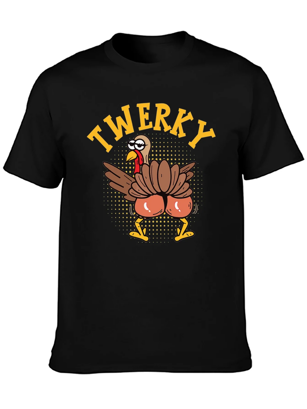 Funny Twerky Turkey Thanksgiving Graphic Tee product image 3