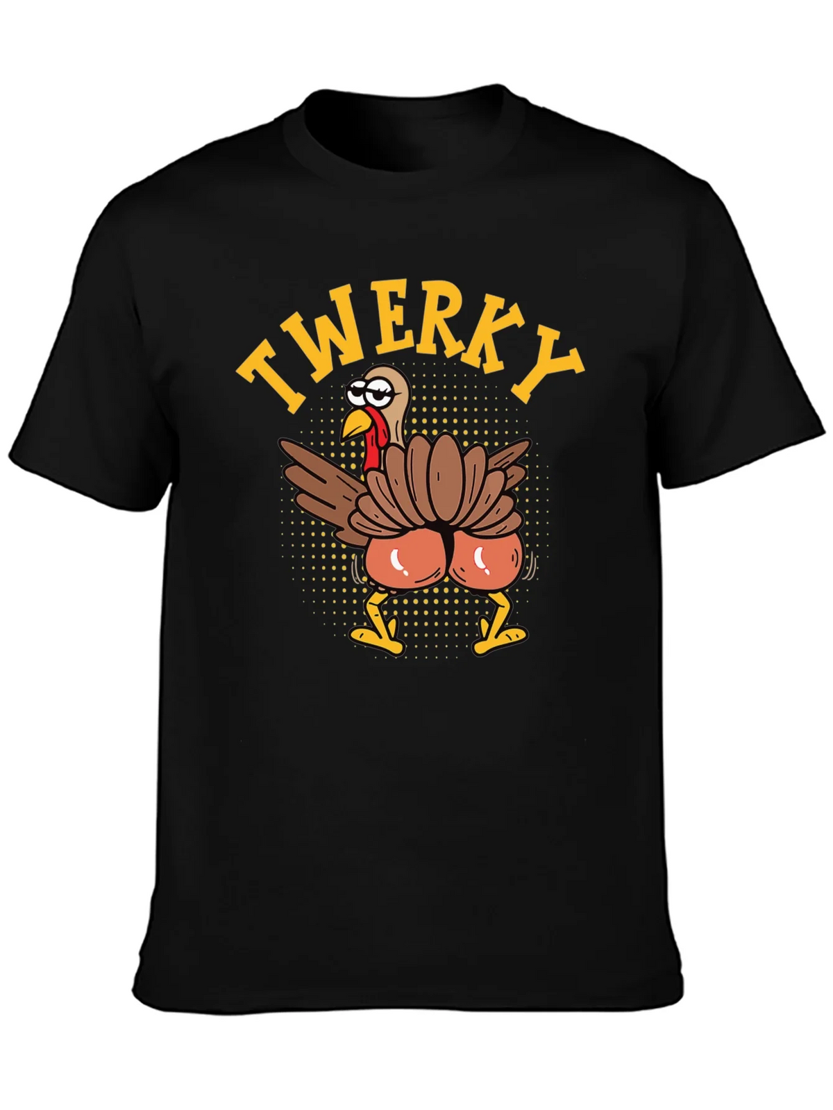 Funny Twerky Turkey Thanksgiving Graphic Tee product image 3