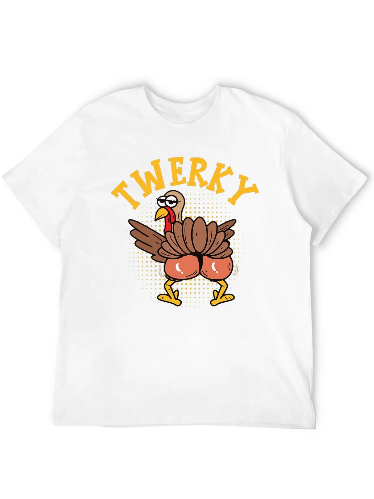 Funny Twerky Turkey Thanksgiving Graphic Tee product image 11
