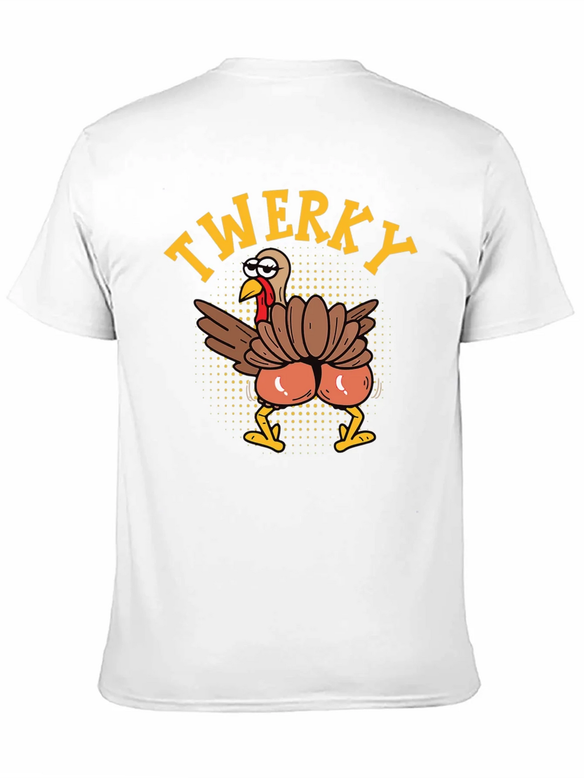 Funny Twerky Turkey Thanksgiving Graphic Tee product image 10