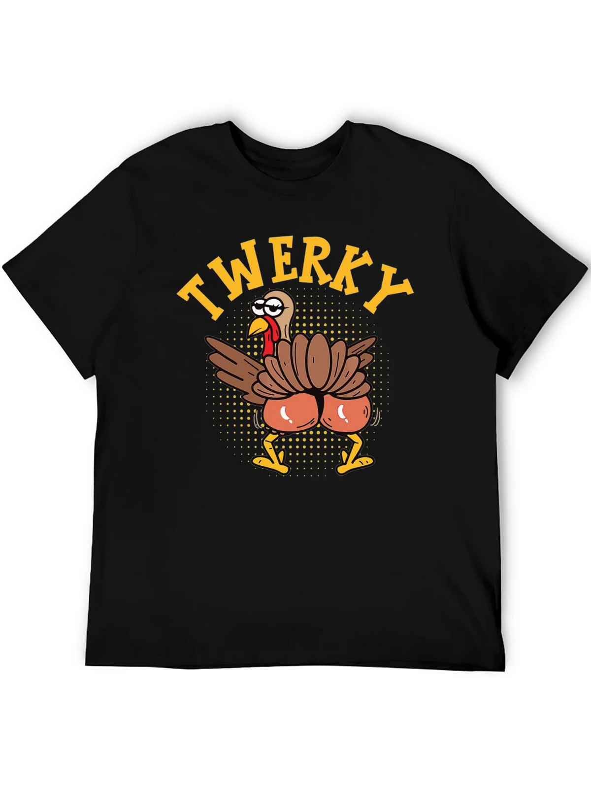 Funny Twerky Turkey Thanksgiving Graphic Tee product image 5