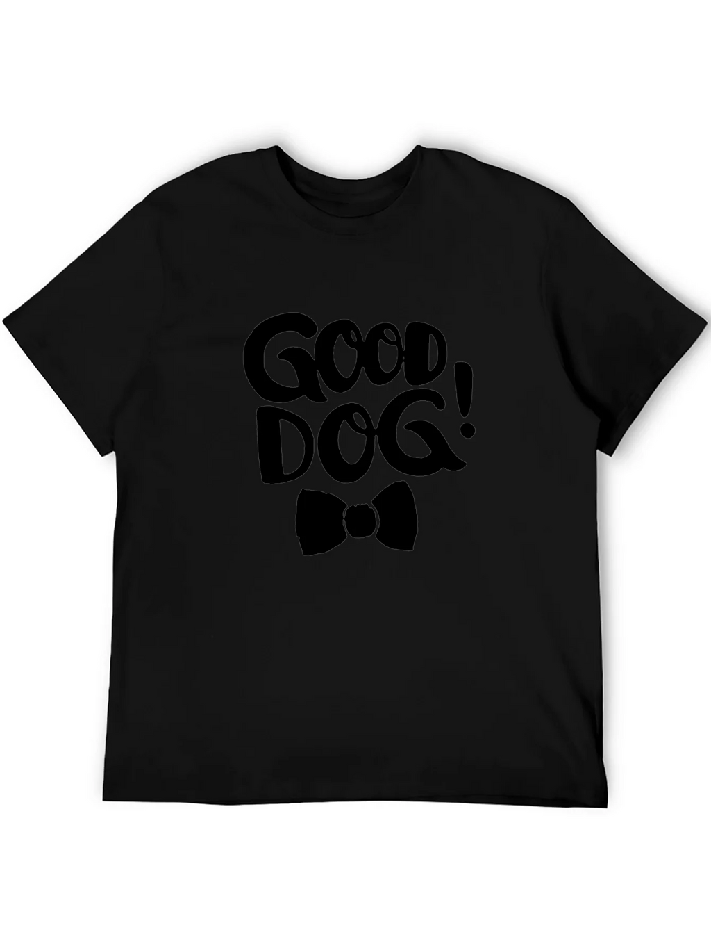 Good Dog Graphic Tee - Black Cotton T-Shirt product image 5
