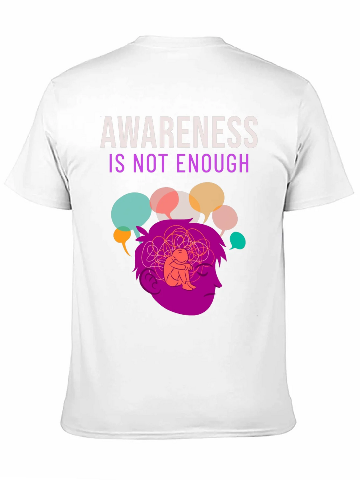 Awareness Isnt Enough Mental Health T-Shirt product image 9