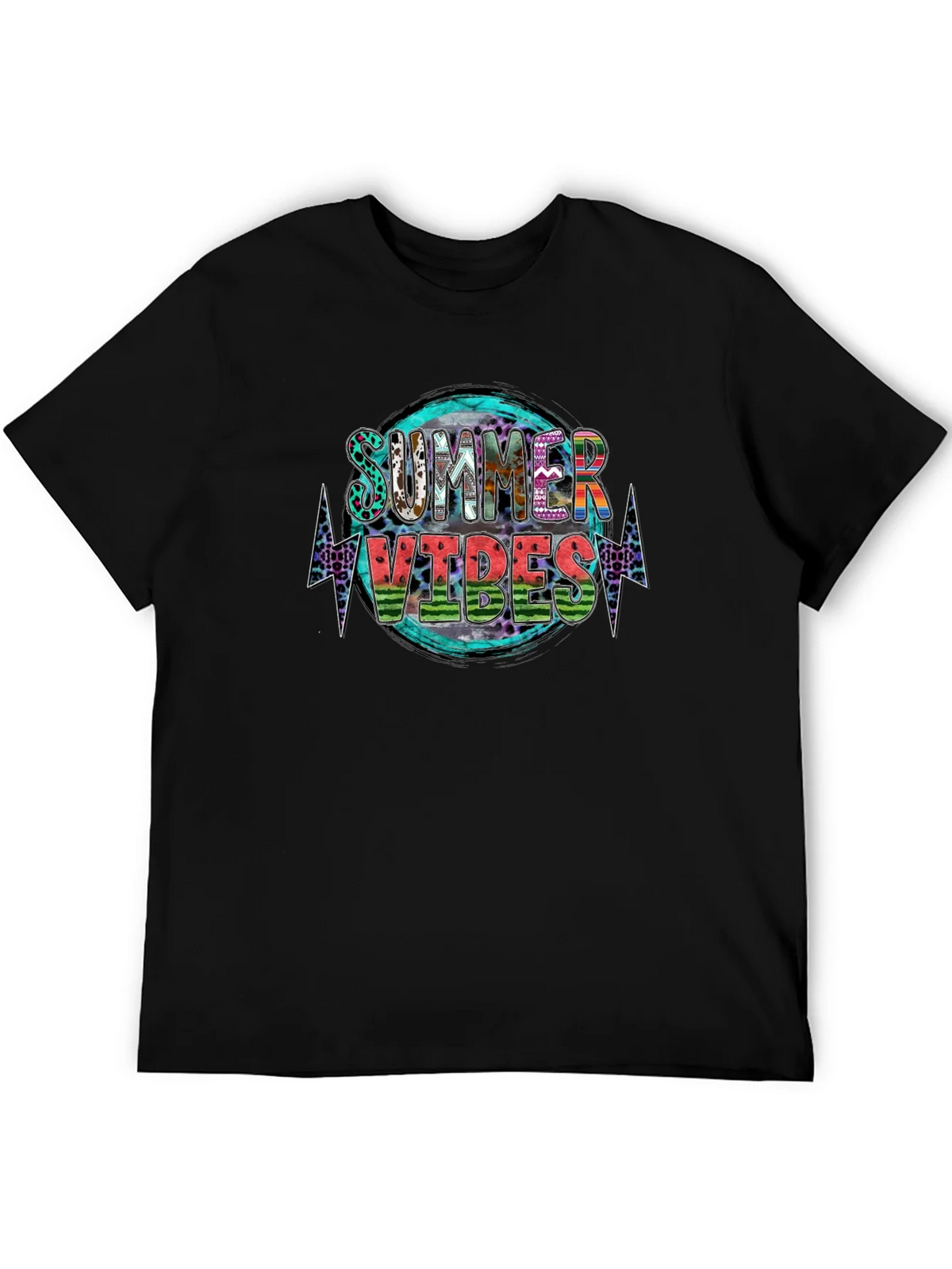 Summer Vibes Graphic Tee - Stylish Black T-Shirt product image 5