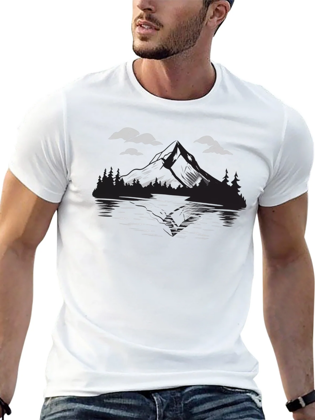 Mountain Lake Graphic T-Shirt - Adventure Ready product image 11