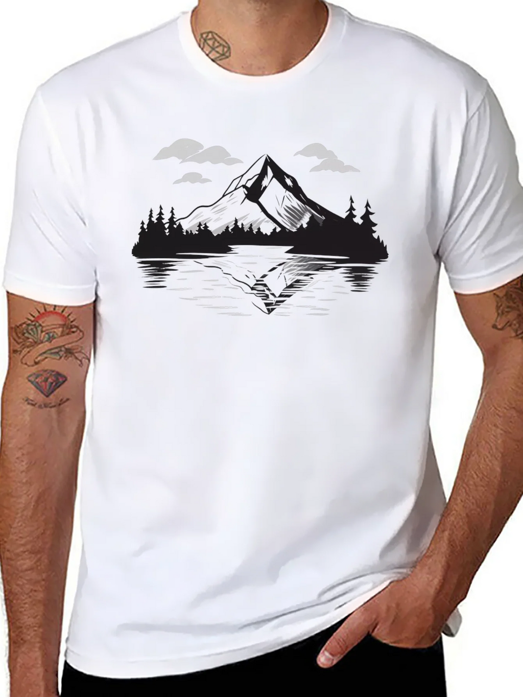 Mountain Lake Graphic T-Shirt - Adventure Ready product image 6