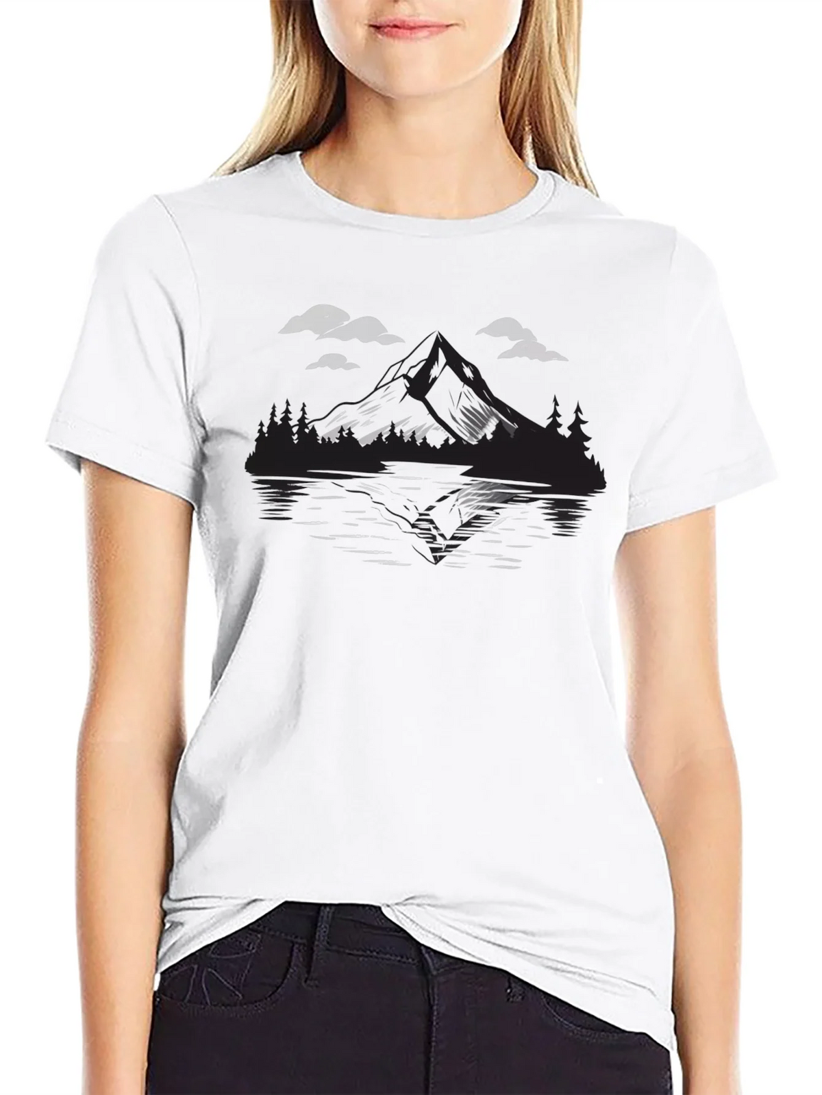 Mountain Lake Graphic T-Shirt - Adventure Ready product image 7