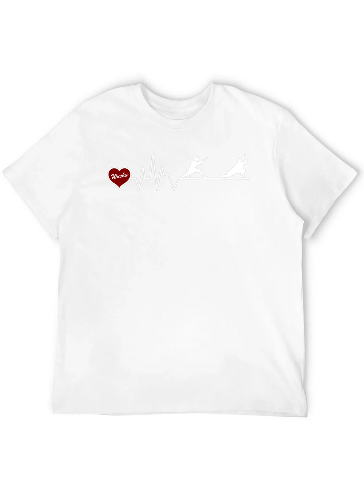 Wushu Heartbeat T-Shirt - Martial Arts Graphic Tee product image 11