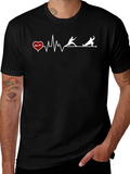 Wushu Heartbeat T-Shirt - Martial Arts Graphic Tee product image 1