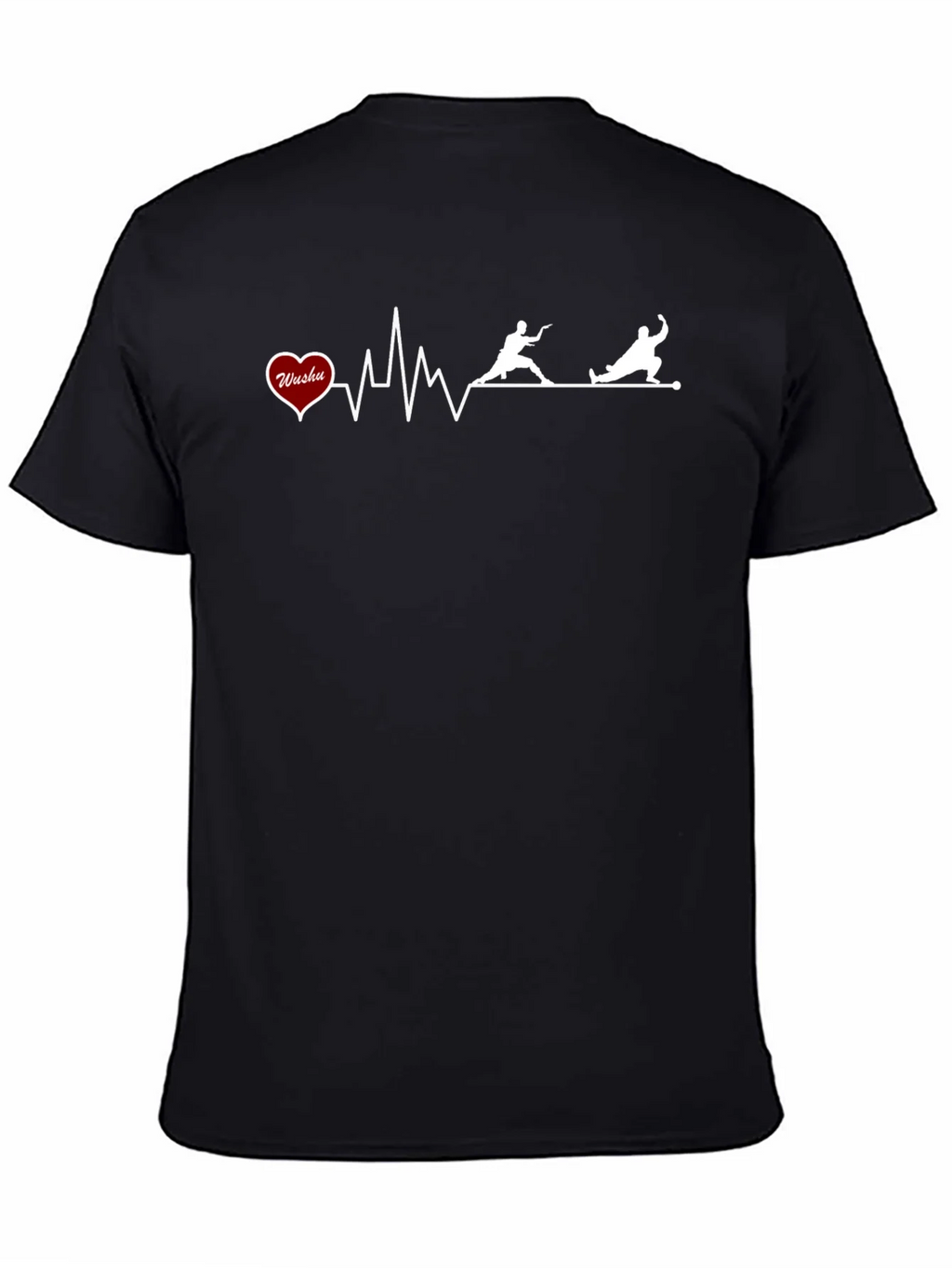 Wushu Heartbeat T-Shirt - Martial Arts Graphic Tee product image 4