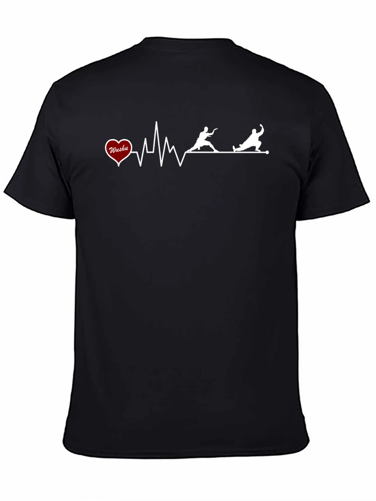 Wushu Heartbeat T-Shirt - Martial Arts Graphic Tee product image 4
