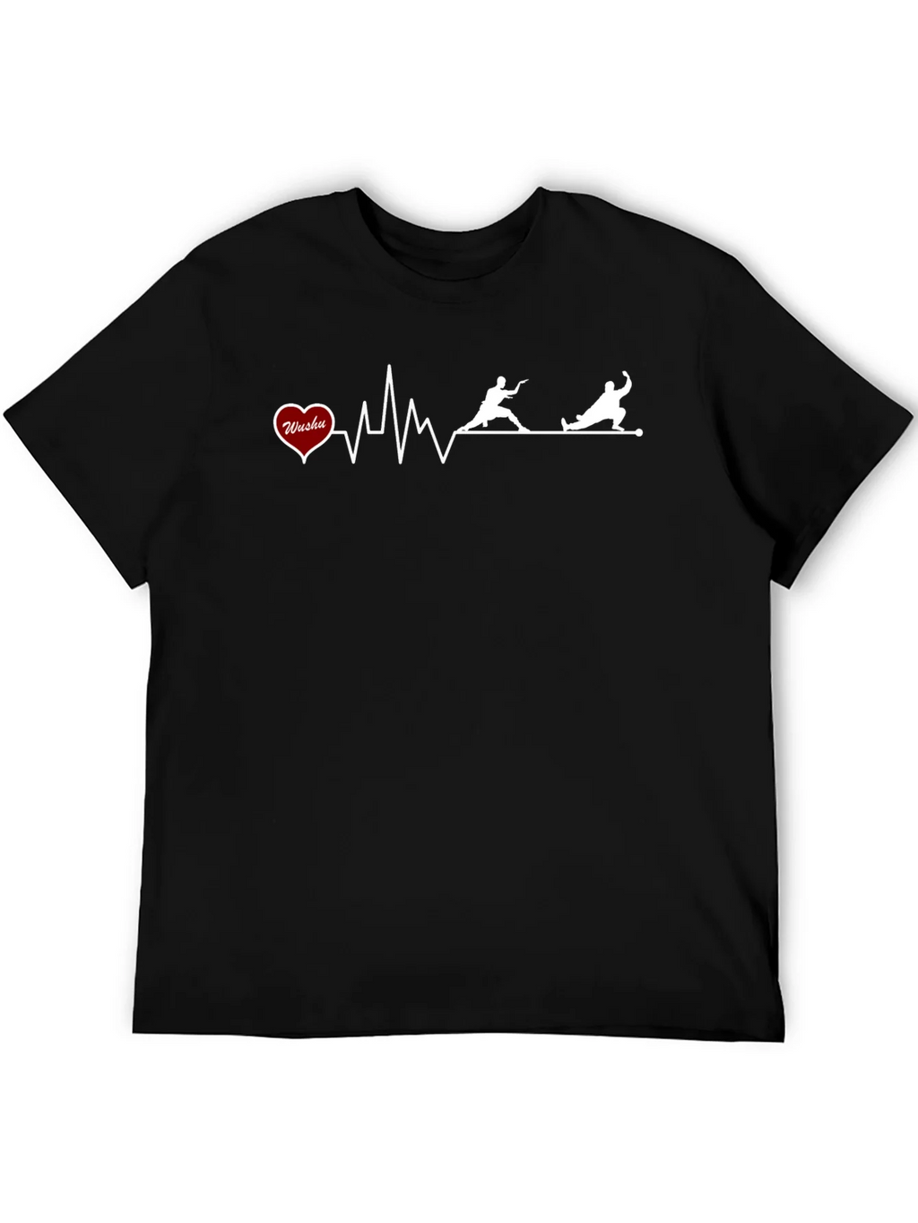 Wushu Heartbeat T-Shirt - Martial Arts Graphic Tee product image 5