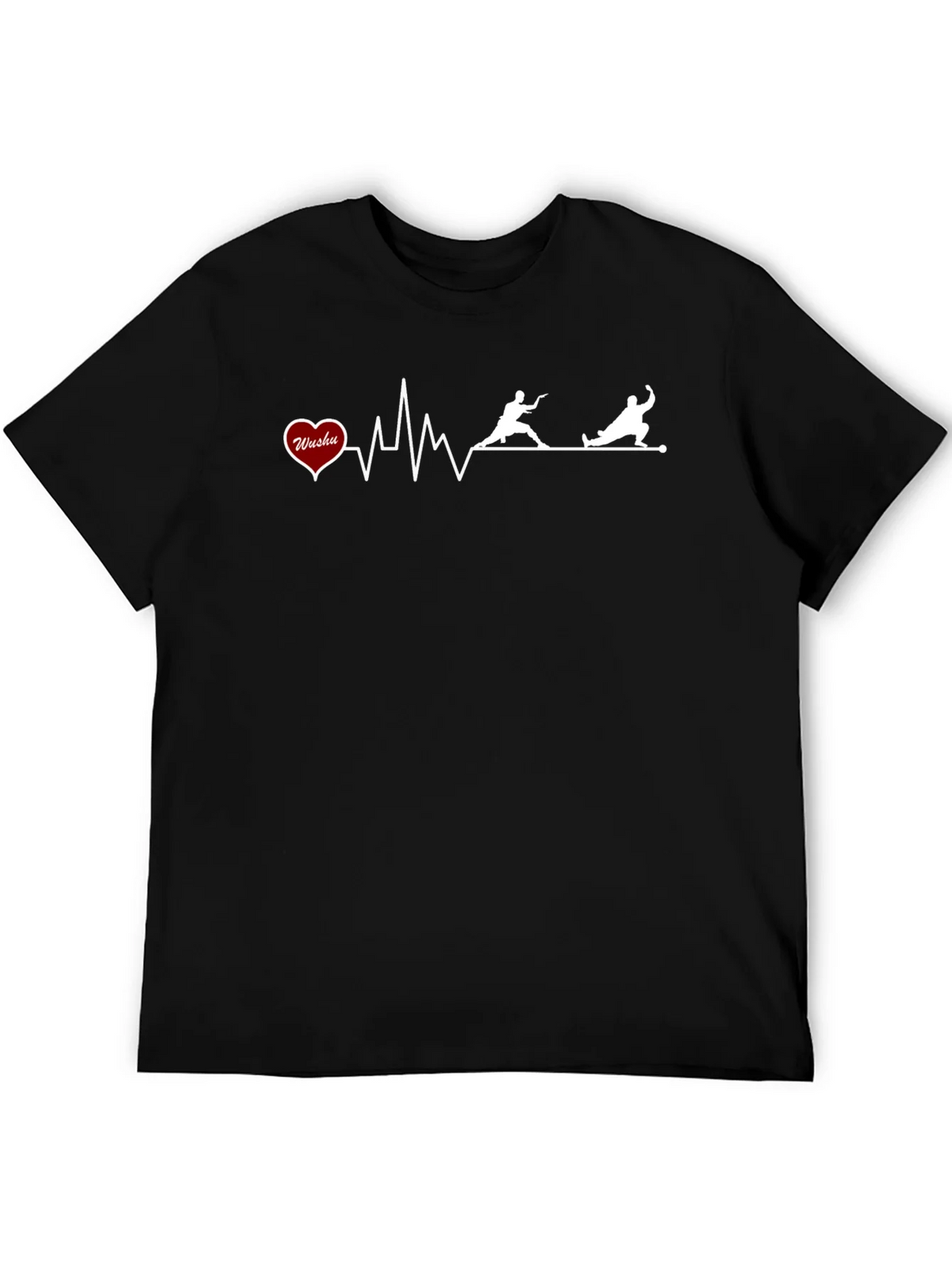 Wushu Heartbeat T-Shirt - Martial Arts Graphic Tee product image 5