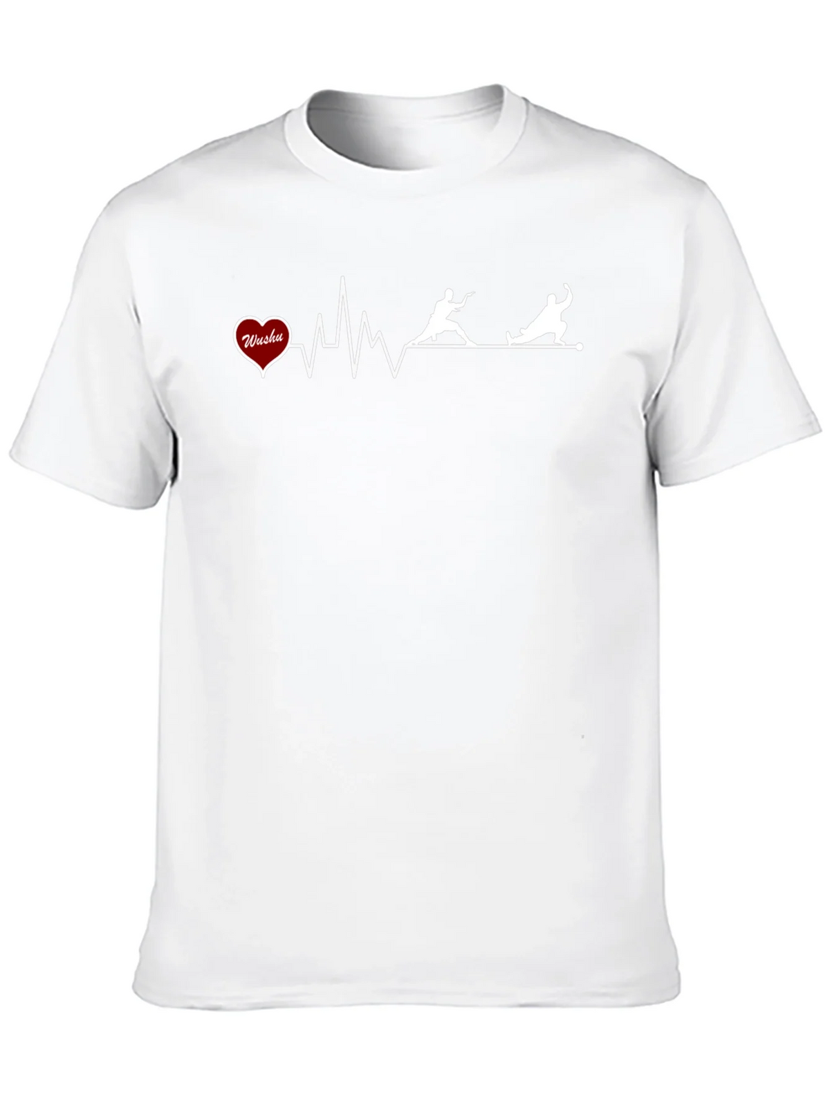 Wushu Heartbeat T-Shirt - Martial Arts Graphic Tee product image 9