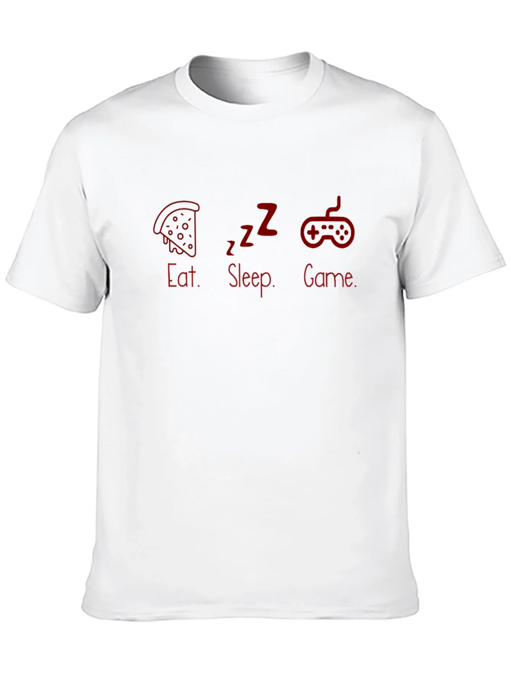 Eat Sleep Game Black T-Shirt product image 9