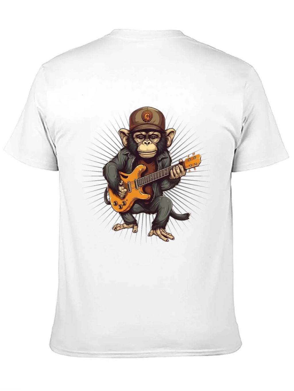 Monkey Guitarist Graphic T-Shirt product image 10