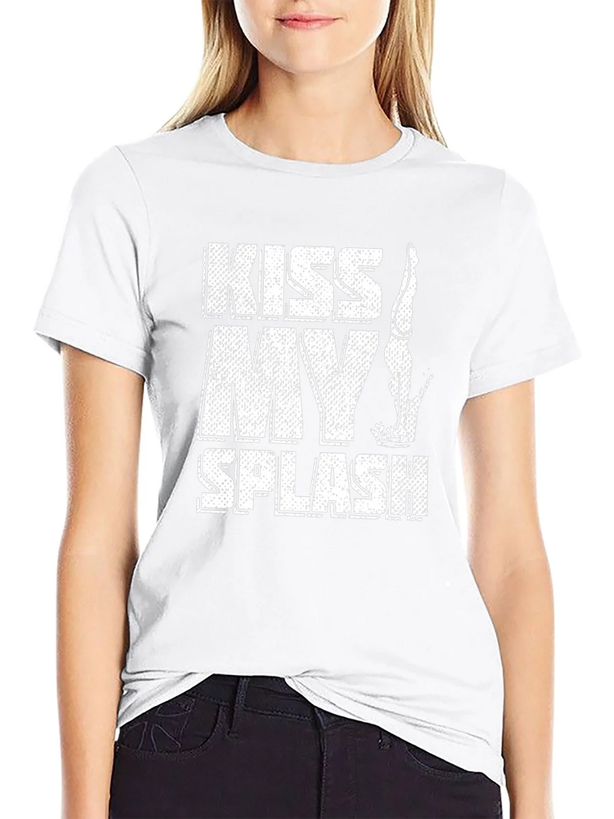 Kiss My Splash Diver Black Graphic T-Shirt product image 7