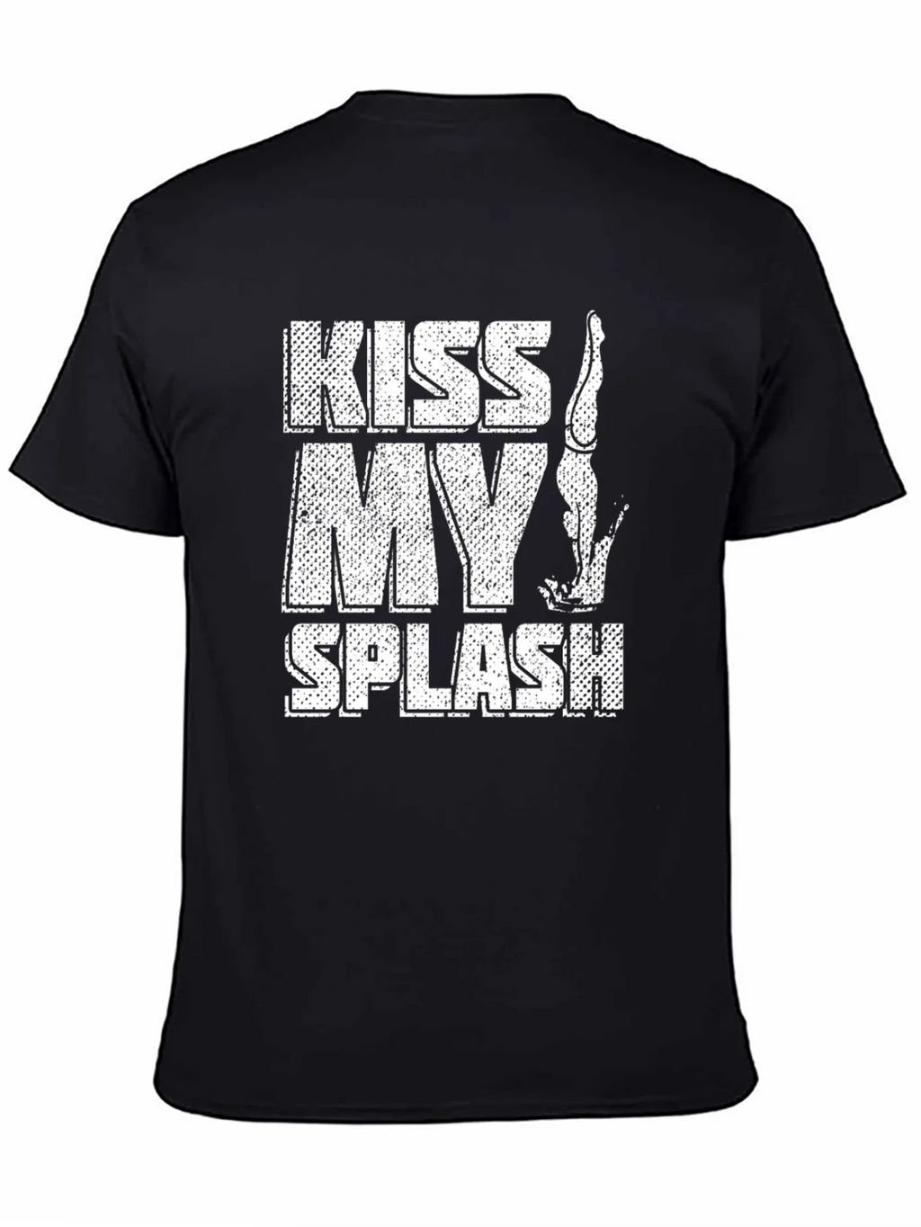 Kiss My Splash Diver Black Graphic T-Shirt product image 4