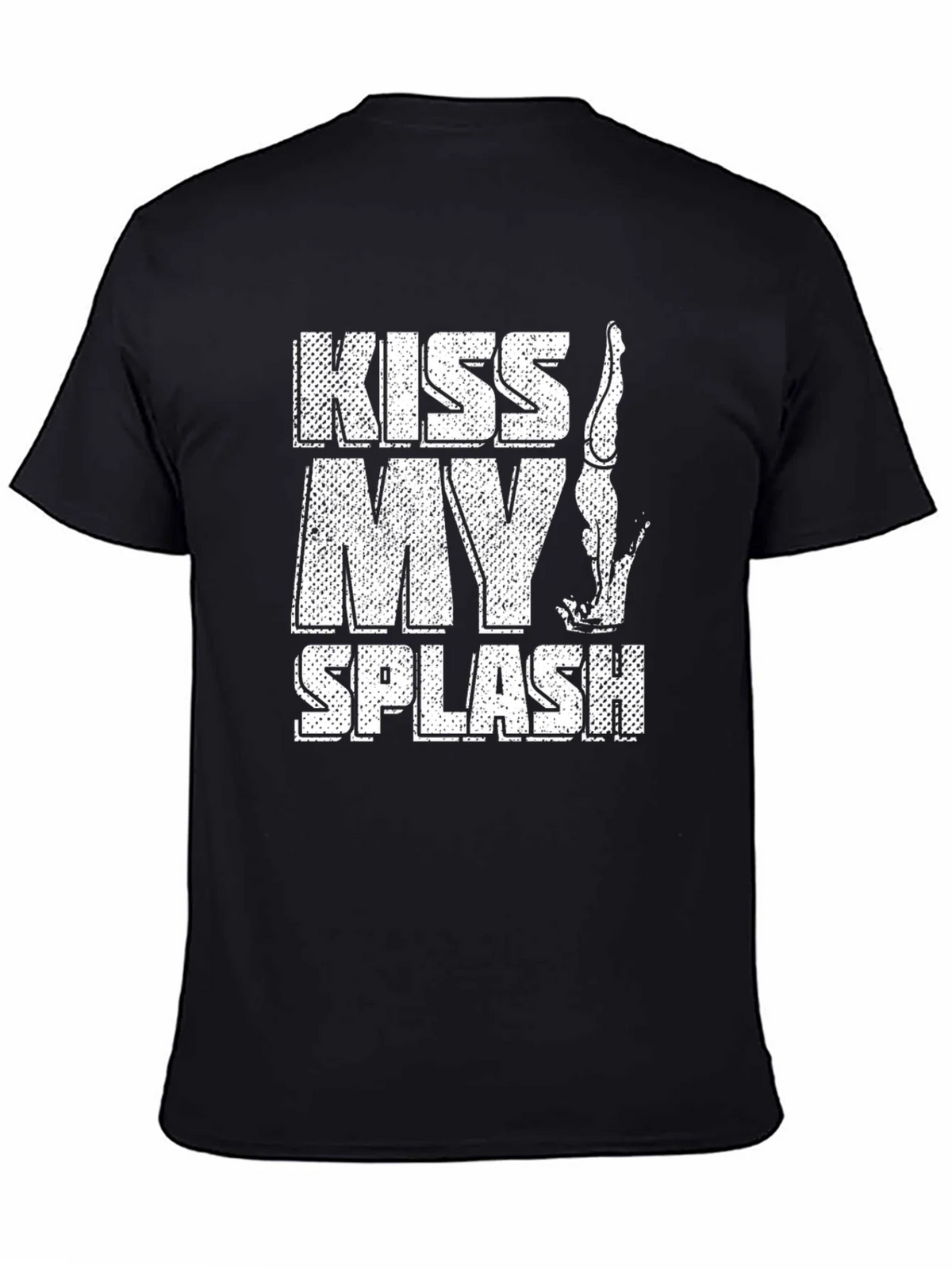 Kiss My Splash Diver Black Graphic T-Shirt product image 4