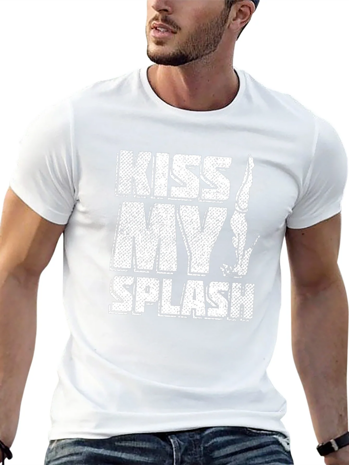 Kiss My Splash Diver Black Graphic T-Shirt product image 11