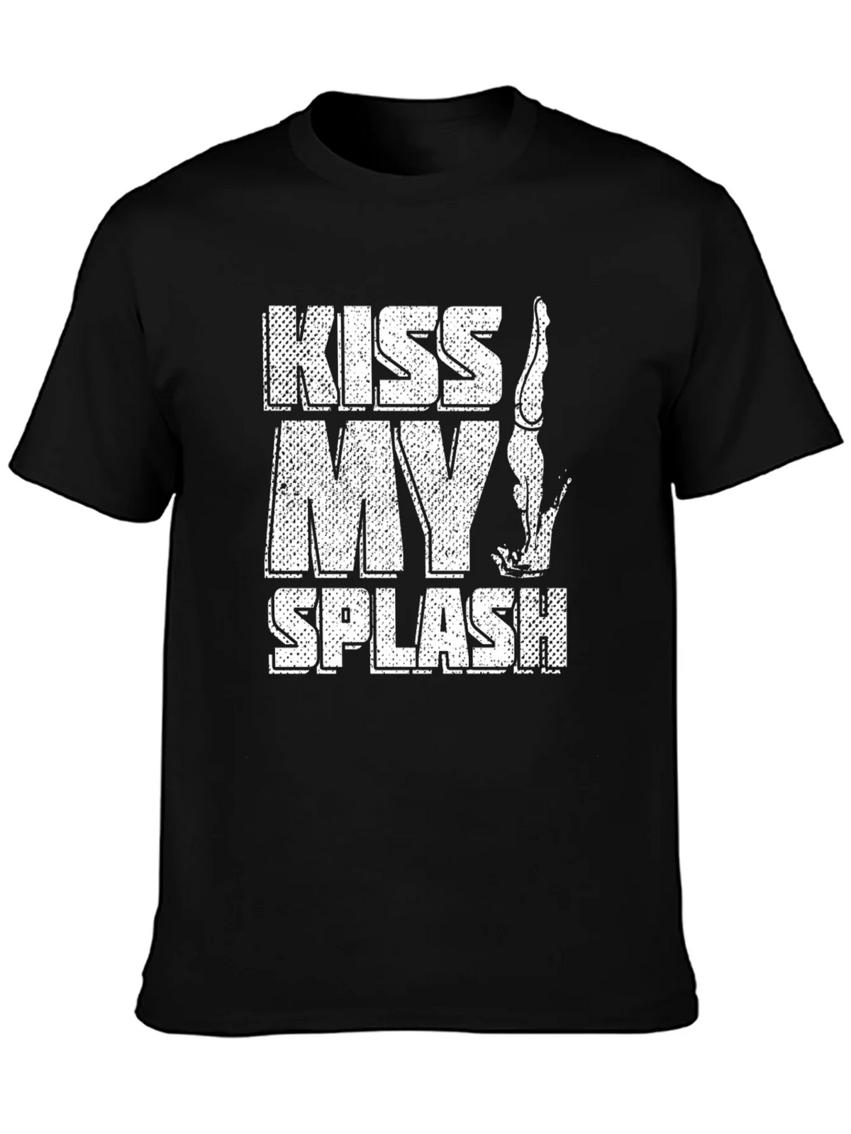 Kiss My Splash Diver Black Graphic T-Shirt product image 3
