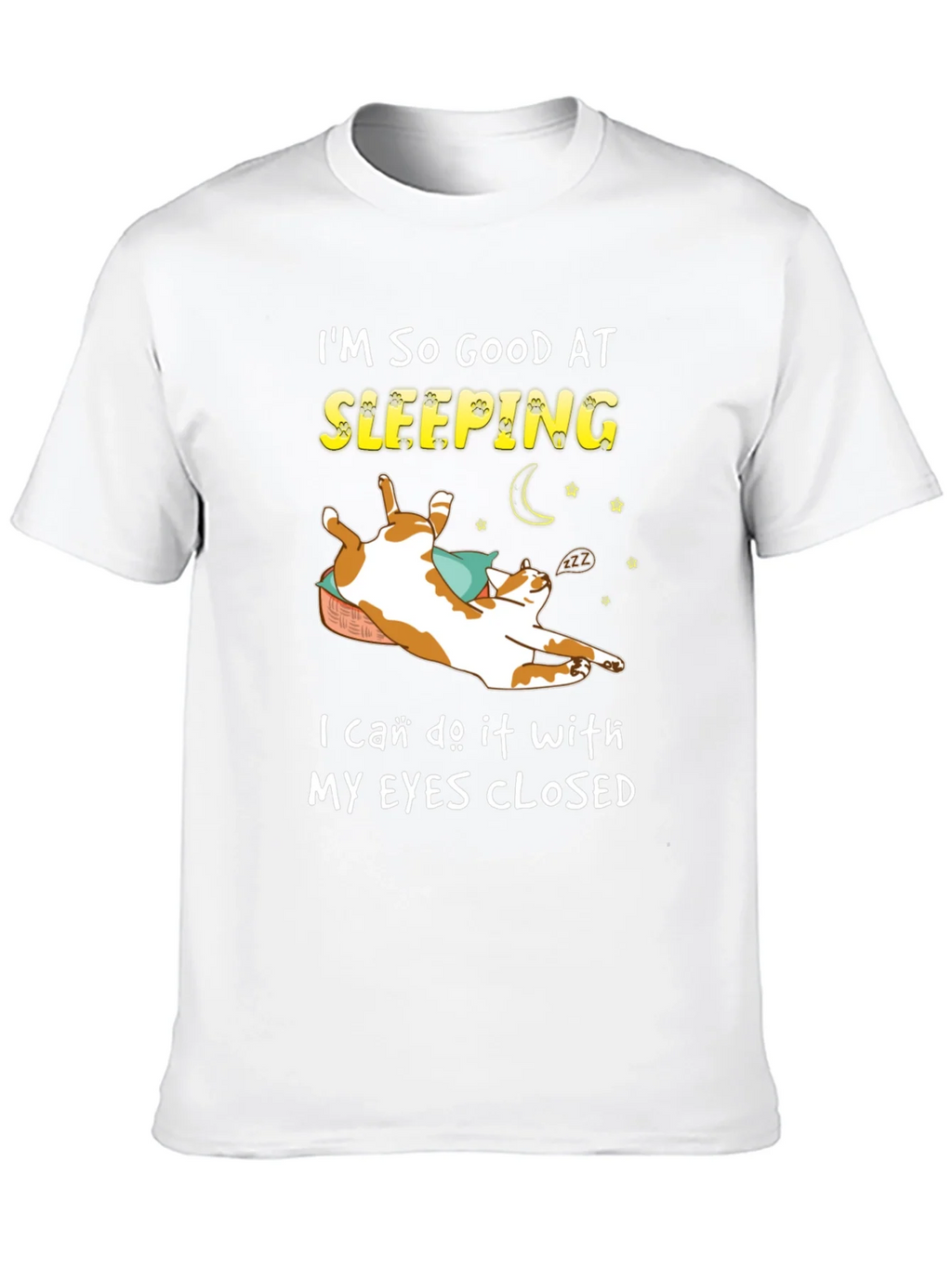 Funny Cat Sleeping T-Shirt - Im So Good At product image 7