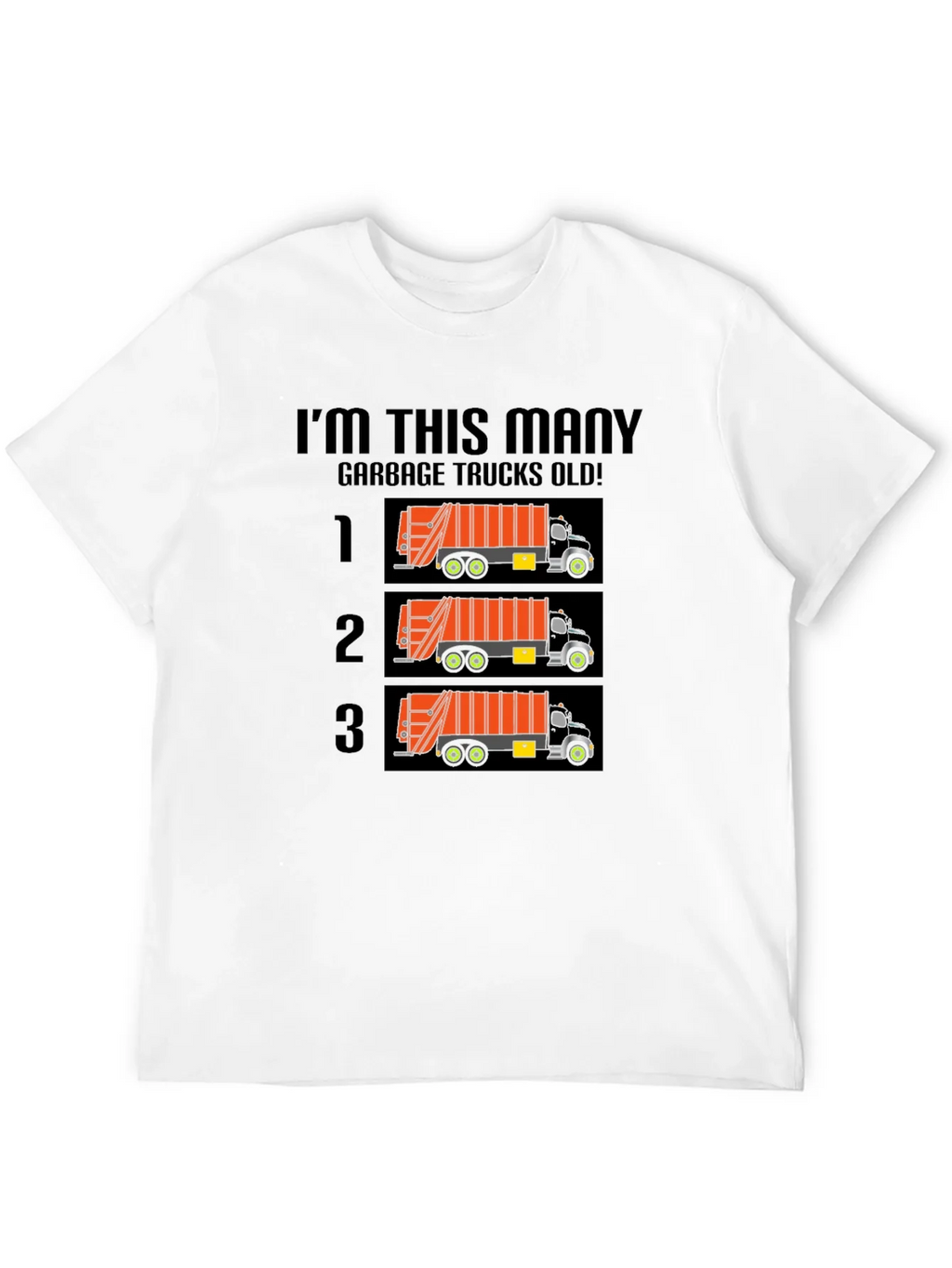 Funny Garbage Truck Birthday T-Shirt product image 11