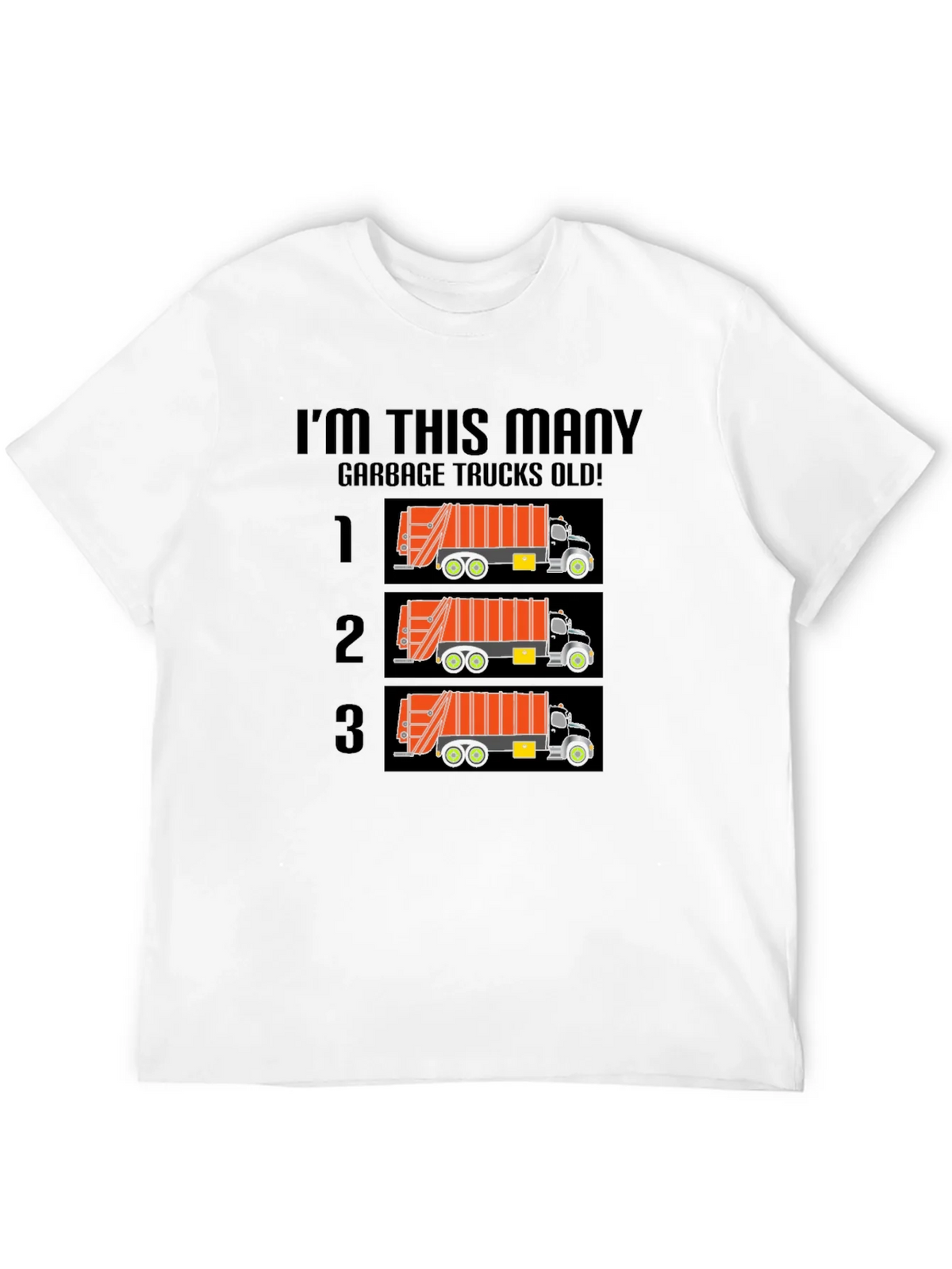 Funny Garbage Truck Birthday T-Shirt product image 11