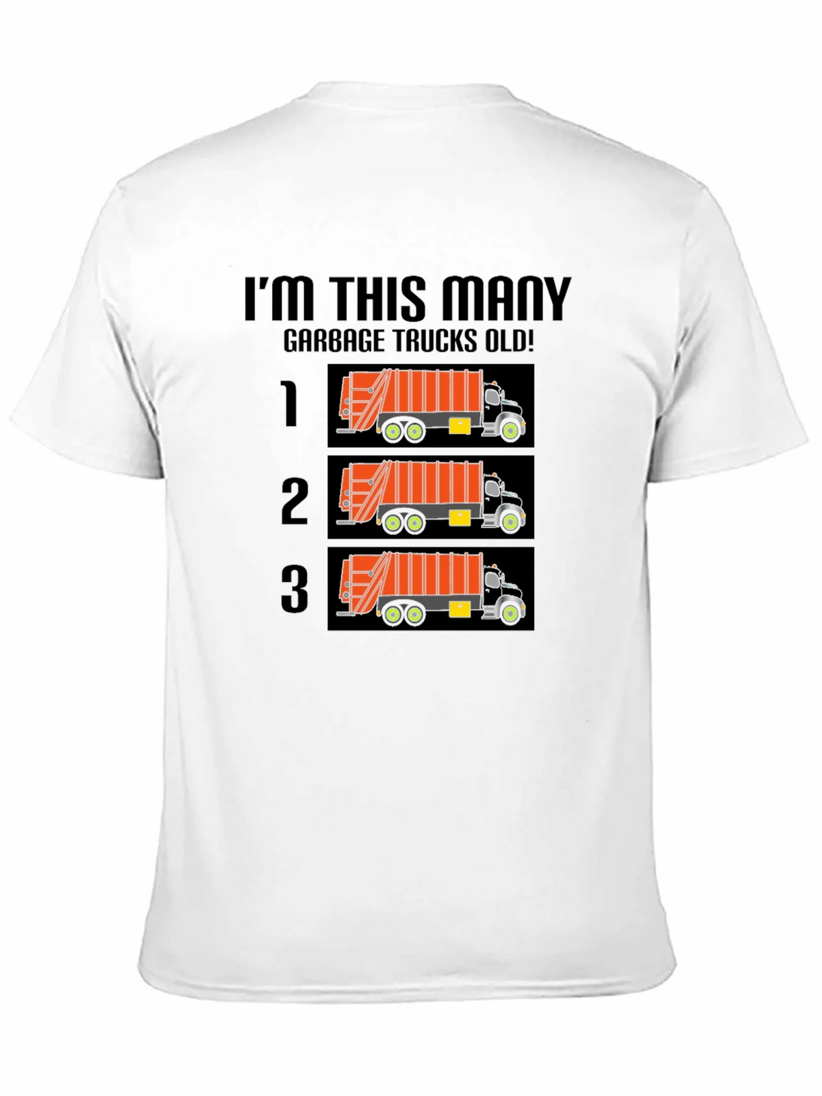 Funny Garbage Truck Birthday T-Shirt product image 10