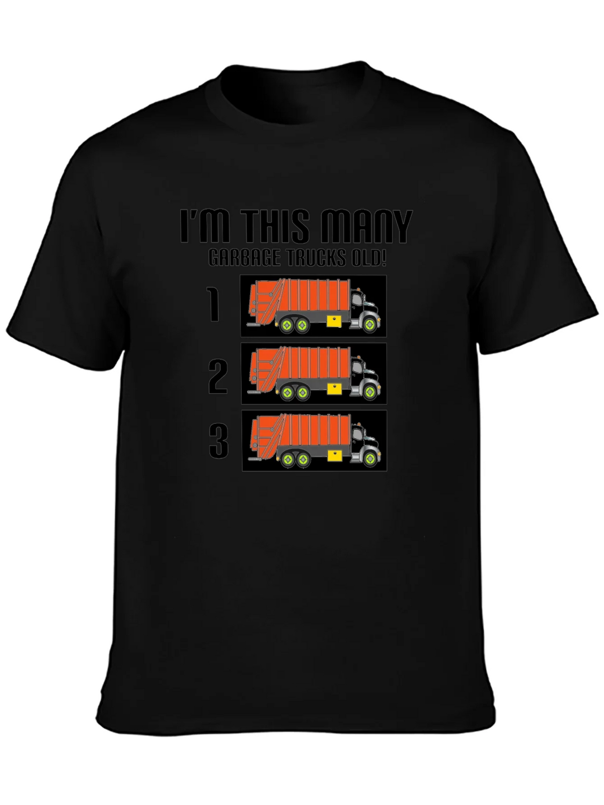 Funny Garbage Truck Birthday T-Shirt product image 3