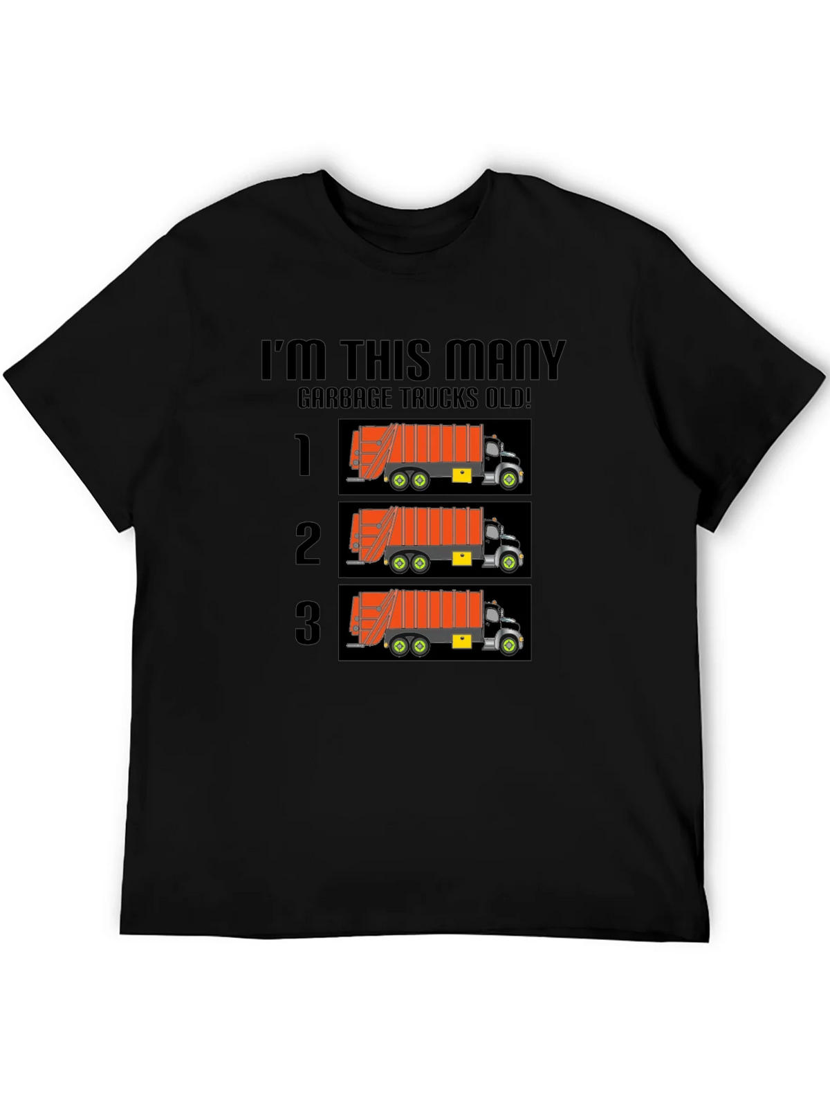 Funny Garbage Truck Birthday T-Shirt product image 5