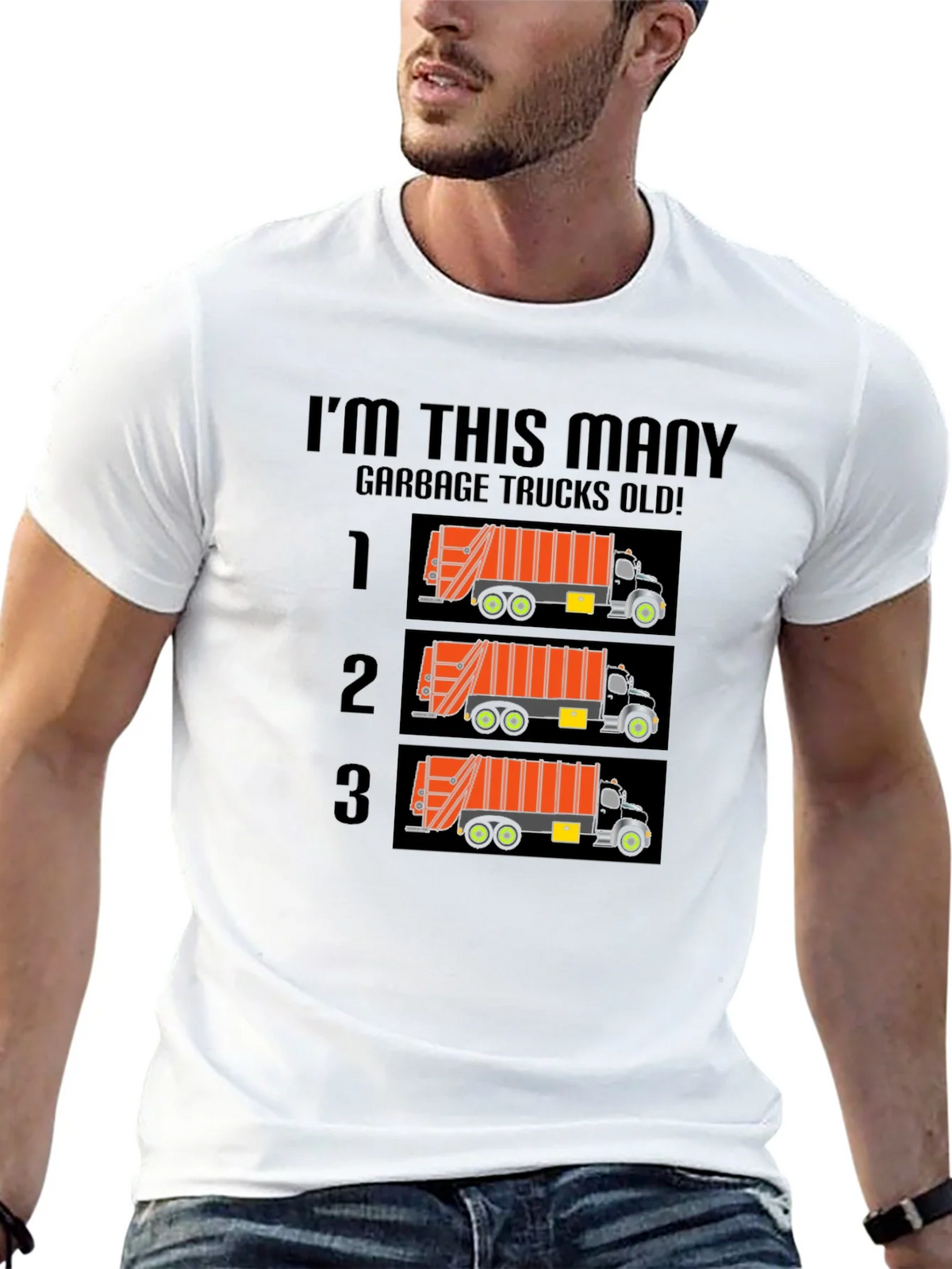 Funny Garbage Truck Birthday T-Shirt product image 12