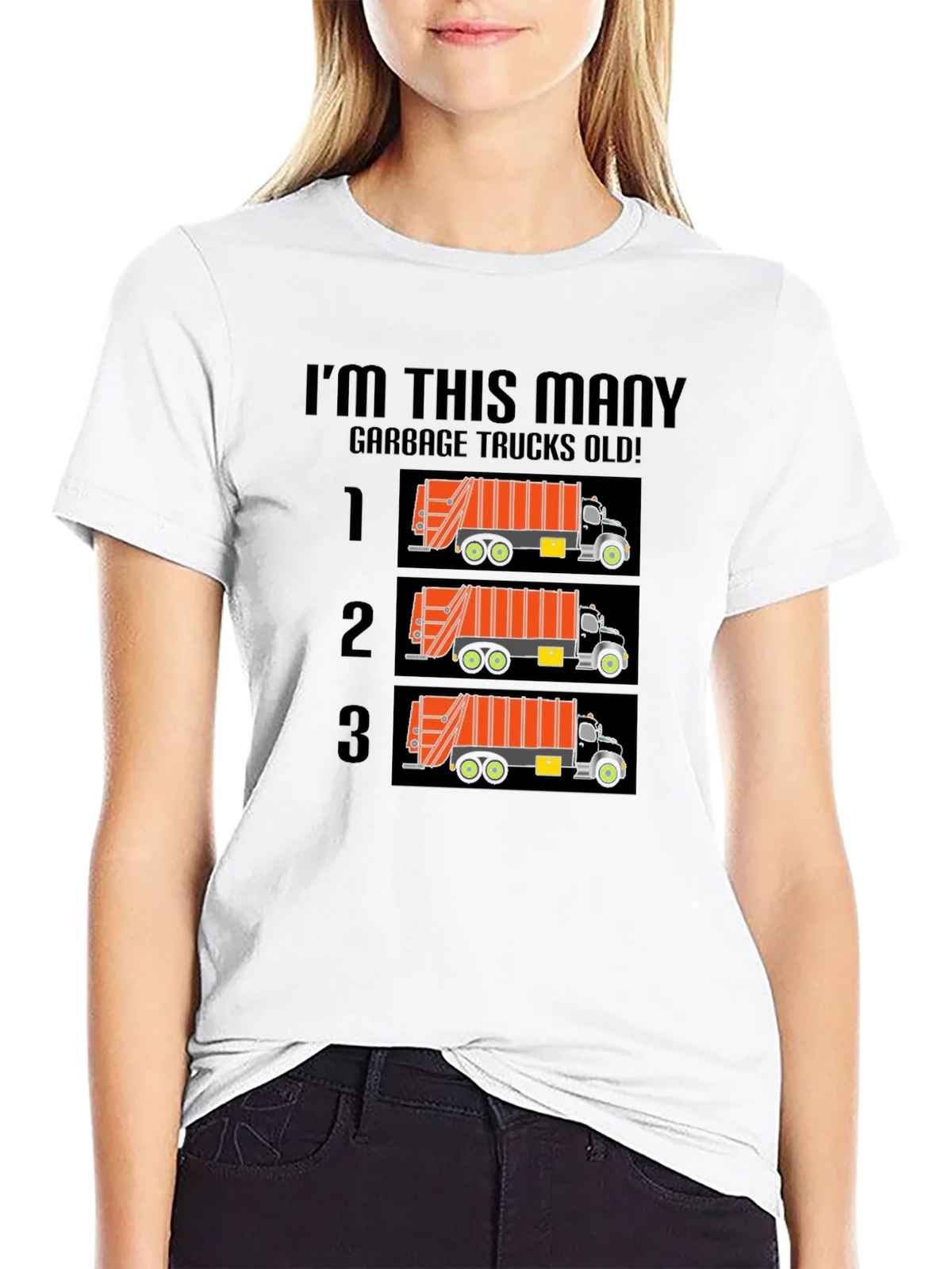 Funny Garbage Truck Birthday T-Shirt product image 8