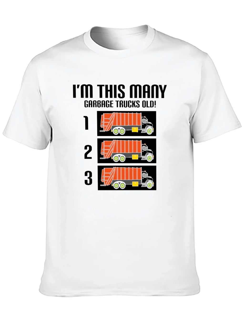 Funny Garbage Truck Birthday T-Shirt product image 9