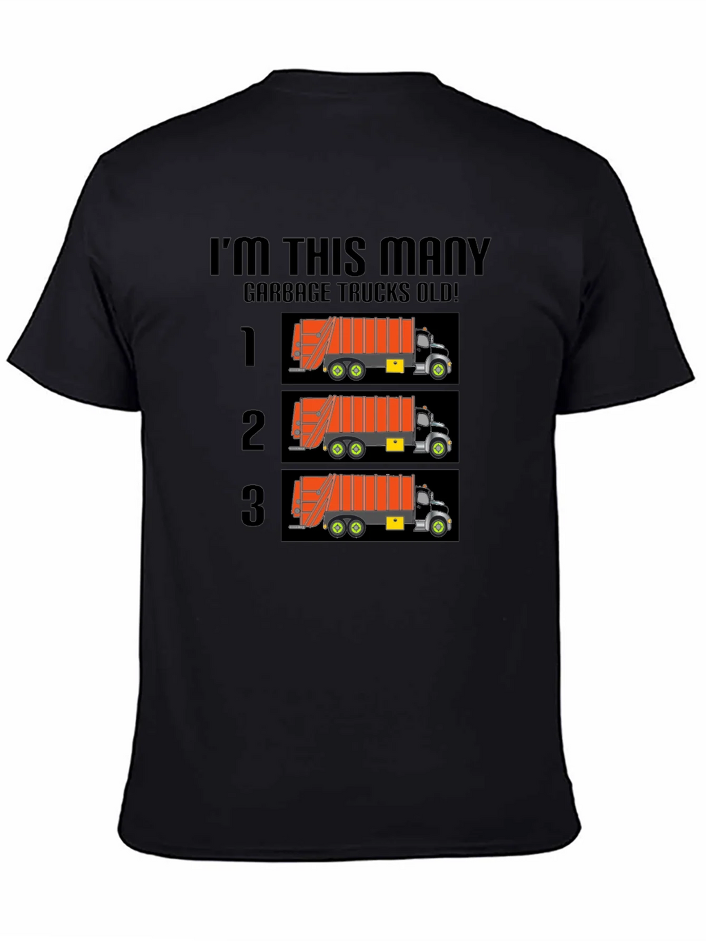 Funny Garbage Truck Birthday T-Shirt product image 4