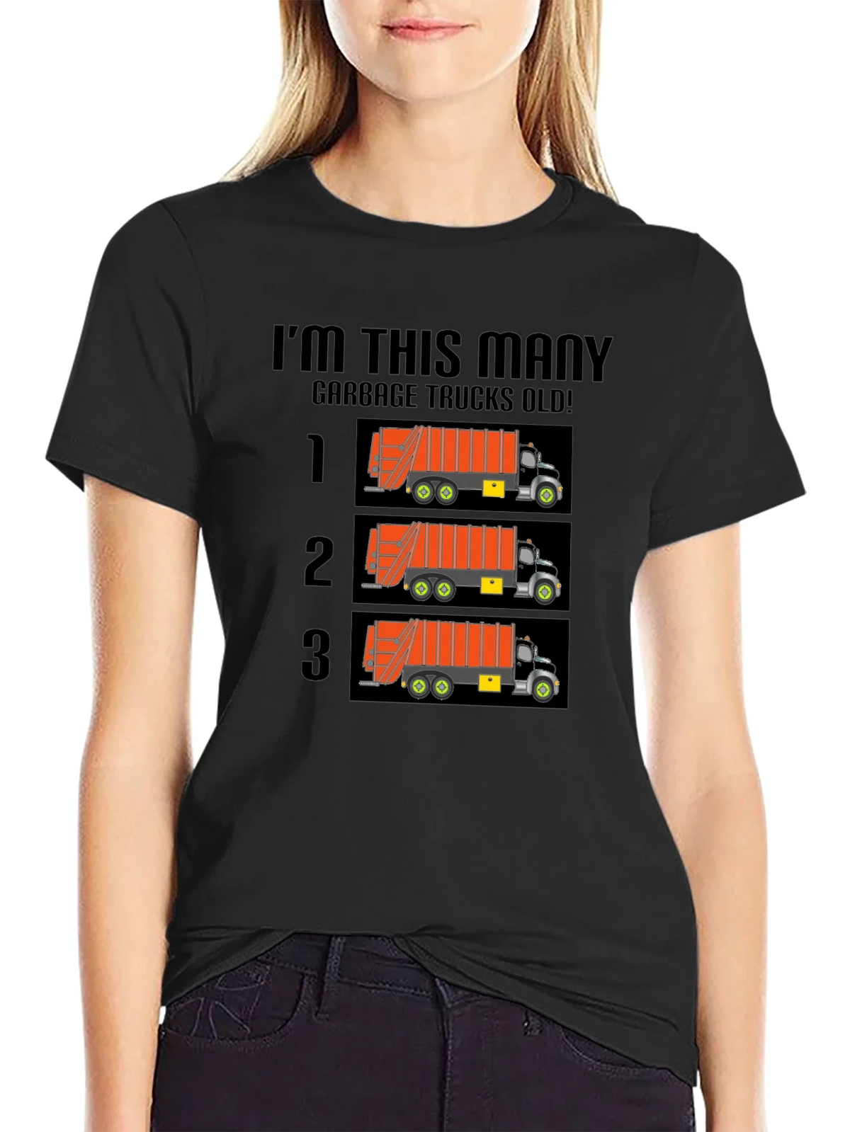 Funny Garbage Truck Birthday T-Shirt product image 2