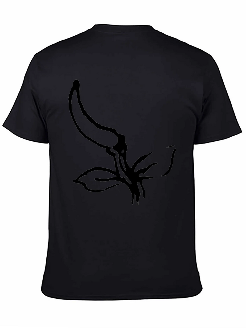 Minimalist Chili Pepper Graphic Black T-Shirt product image 4